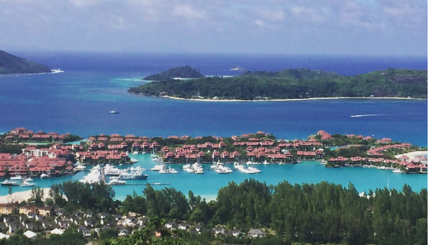 view point of Victoria Seychelles