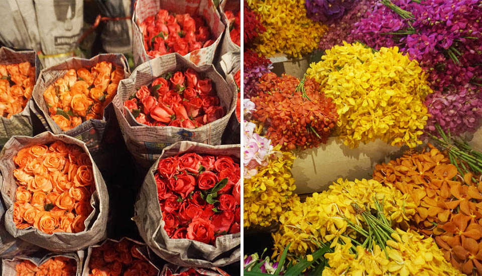 Bangkok flower market