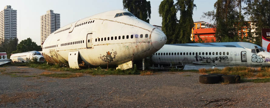 airplane graveyard Bangkok