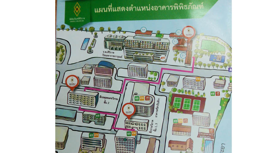 siriraj Bangkok map