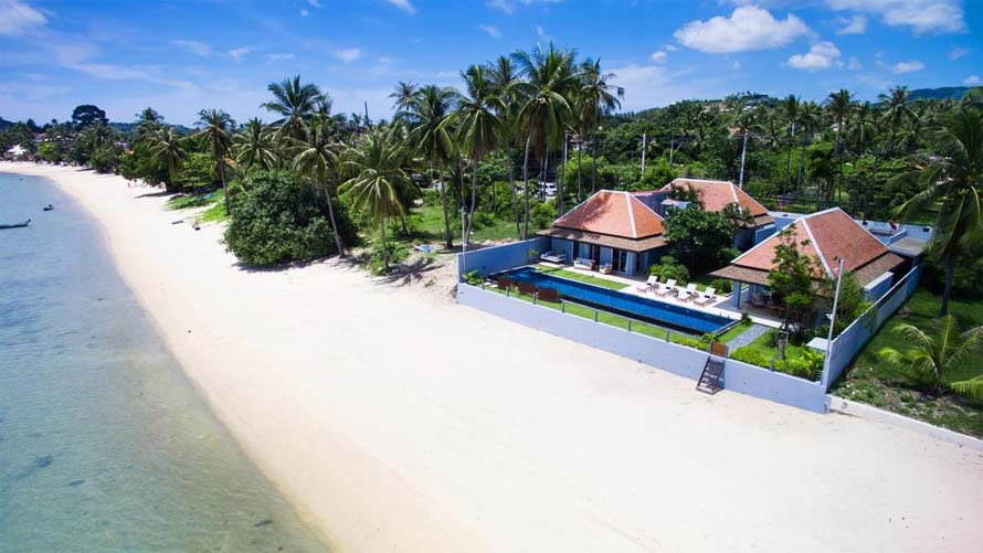 Koh Samui beachfront villas