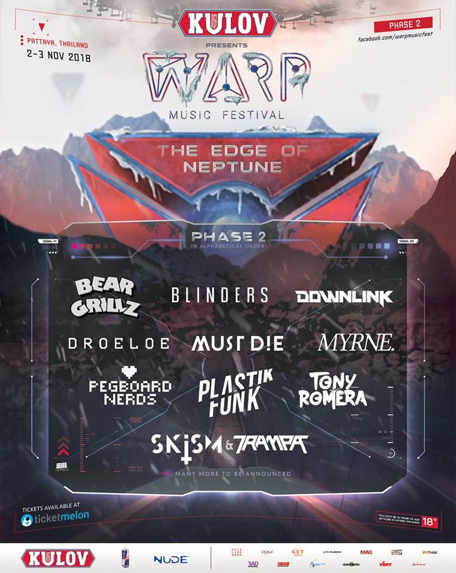warp music festival IX line up