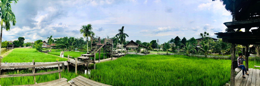 Montreux café and farm - Nakhon Nayok panorama