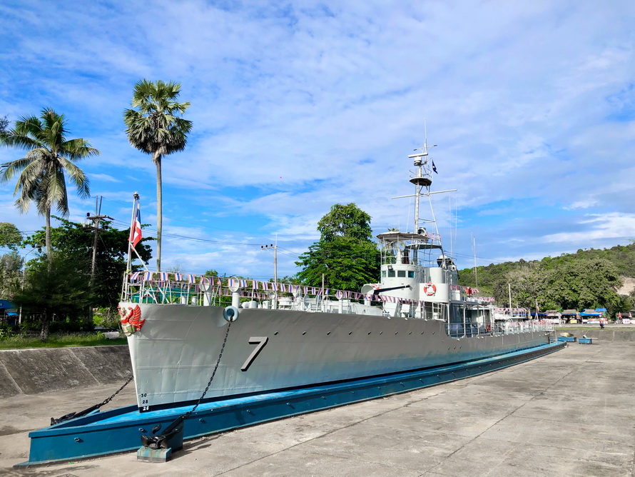 Chumphon - Krom Luang Chumphon Khet Udomsak Shrine naval ship