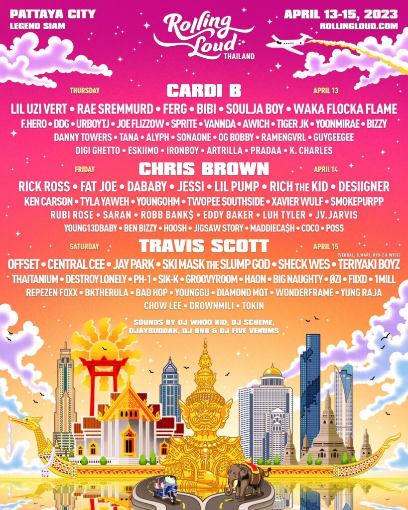 Rolling Loud Thailand Lineup